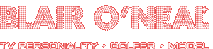 Logo for Blair O'Neal website